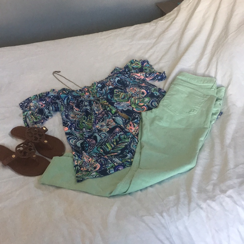 EEUC Mint Colored Express Jean